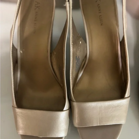 6 pairs of shoes size 10.. all for$150 Edelman Black and Cream Peep-Toe Wedges - Picture 9 of 14